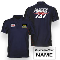 Thumbnail for Amazing Piloteyes737 Designed Double Side Polo T-Shirts