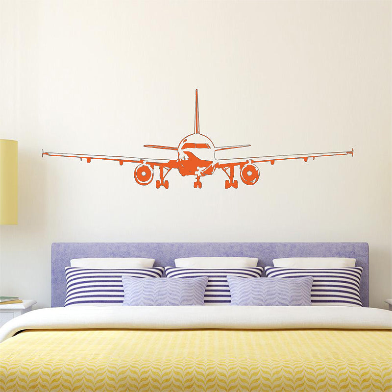 Face to Face with Airbus A320 Designed Wall Sticker