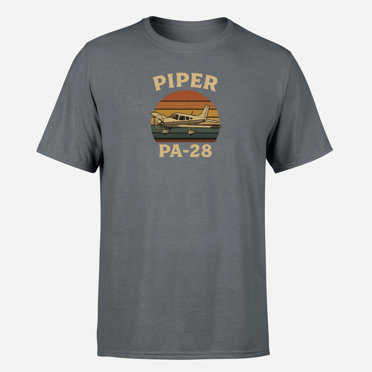 Retro Piper PA-28 Design Super Quality T-Shirts