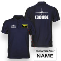 Thumbnail for Concorde & Plane Designed Double Side Polo T-Shirts