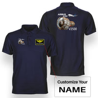Thumbnail for Airbus A320 & V2500 Engine Designed Double Side Polo T-Shirts