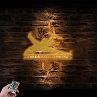 Thumbnail for Amazing Business Jet Aircraft (FL-14) Designed Metal Wall Art LED Light