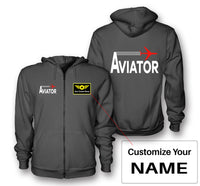 Thumbnail for Aviator Designed Zipped Hoodies