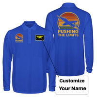 Thumbnail for Pushing The Limits Retro Designed Long Sleeve Polo T-Shirts (Double-Side)