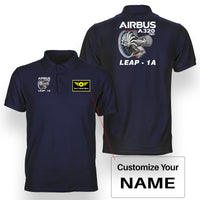 Thumbnail for Airbus A320neo & Leap 1A Designed Double Side Polo T-Shirts