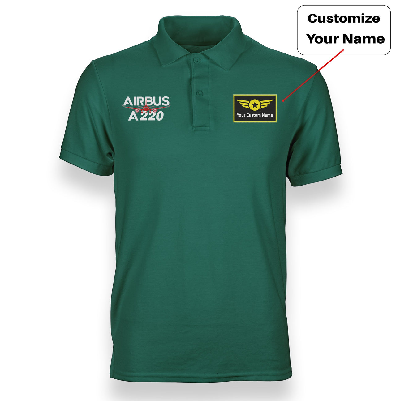 Amazing Airbus A220 Designed "WOMEN" Polo T-Shirts