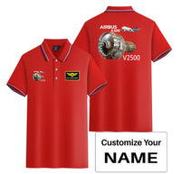 Thumbnail for Airbus A320 & V2500 Engine Designed Stylish Polo T-Shirts (Double-Side)