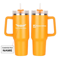 Thumbnail for Western Airlines 40oz Stainless Steel Car Mug With Holder