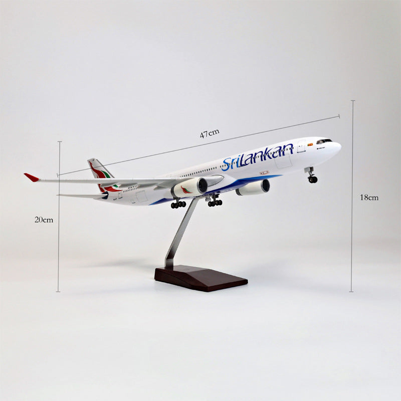 SriLankan Airlines Airbus A330 (Special Edition 47CM) Airplane Model