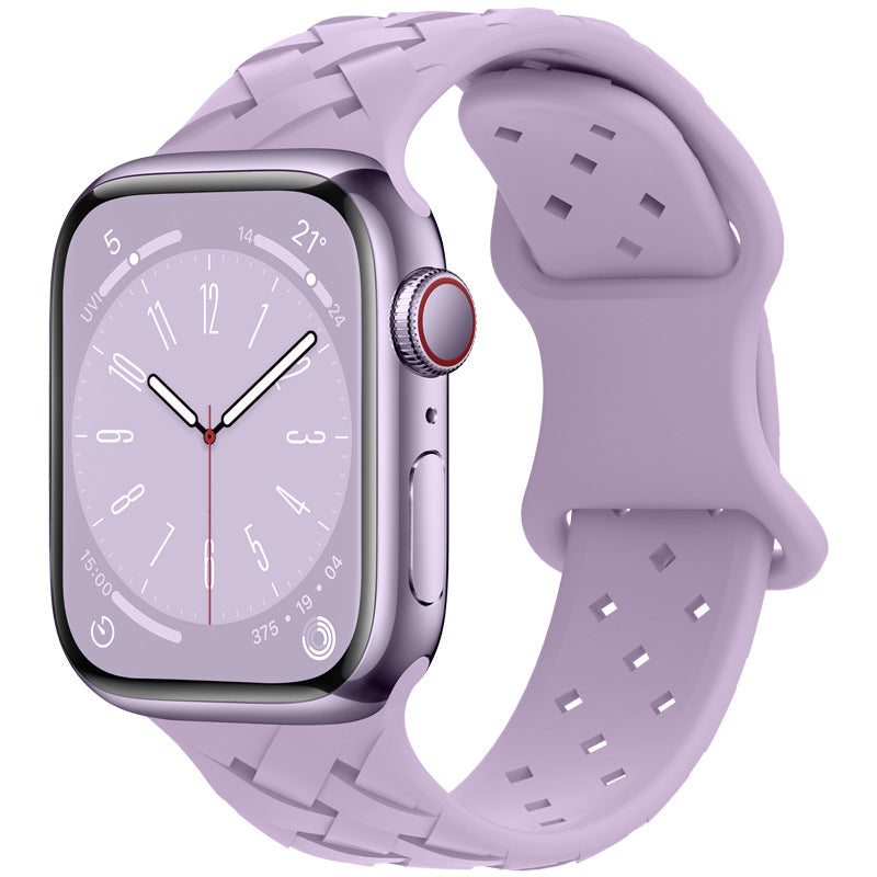 Silicone Strap For Apple Watch bracelet Breathable Band