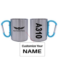 Thumbnail for A310 Text Designed Stainless Steel Outdoors Mugs