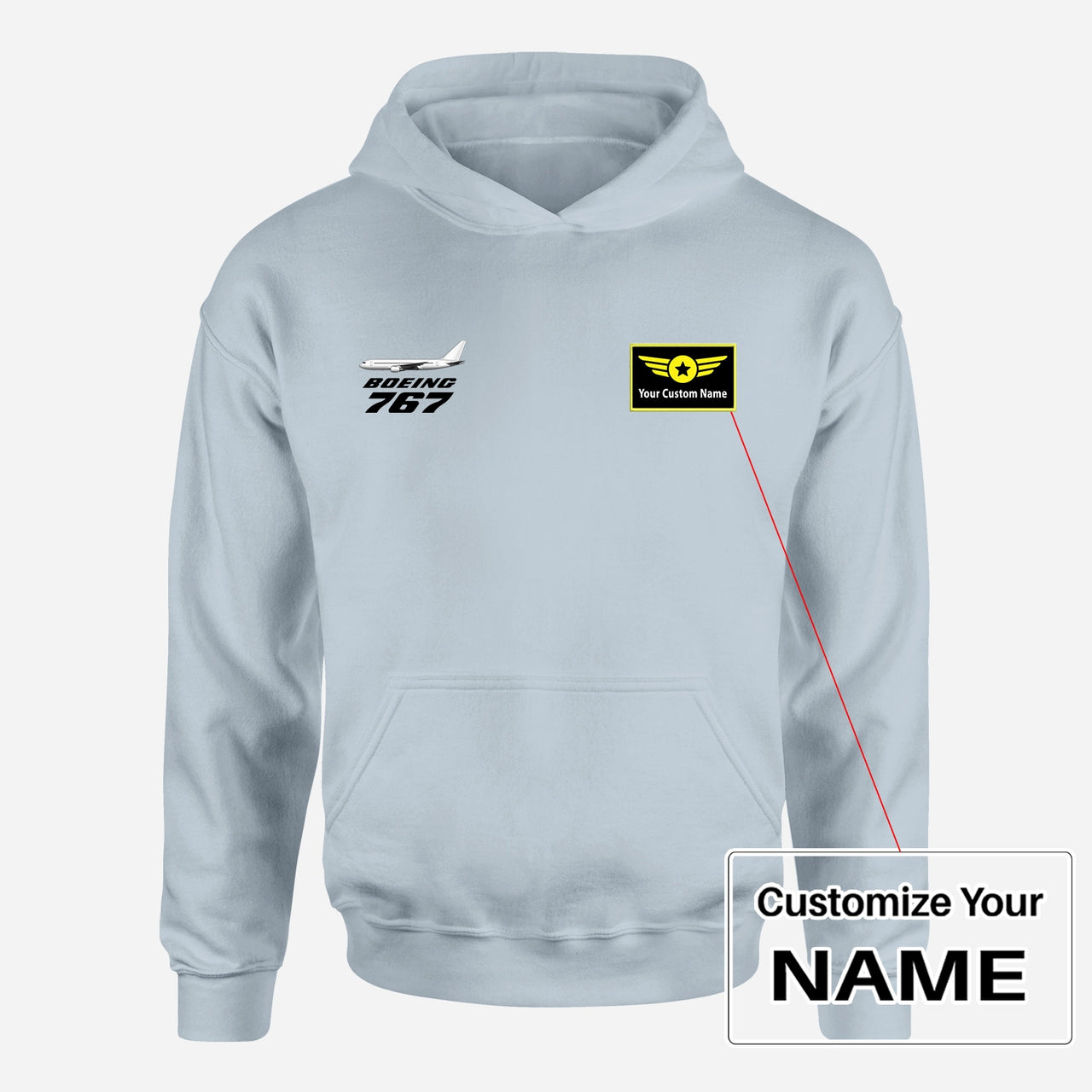 The Boeing 767 Designed Hoodies