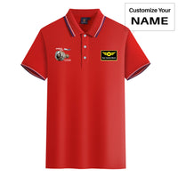 Thumbnail for Airbus A320 & V2500 Engine Designed Stylish Polo T-Shirts