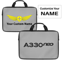 Thumbnail for A330neo & Text Designed Laptop & Tablet Bags