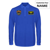 Thumbnail for Retro BELL HUEY UH-1 Designed Long Sleeve Polo T-Shirts
