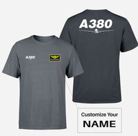 Thumbnail for Super Airbus A380 Designed Double-Side T-Shirts