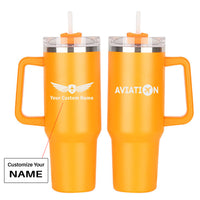 Thumbnail for Aviation Designed 40oz Stainless Steel Car Mug With Holder