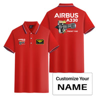 Thumbnail for Airbus A330 & Trent 700 Engine Designed Stylish Polo T-Shirts (Double-Side)