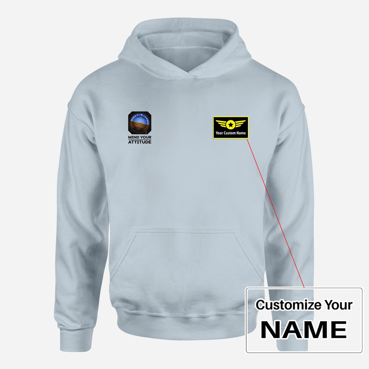 Mind Your Attitude Designed Hoodies