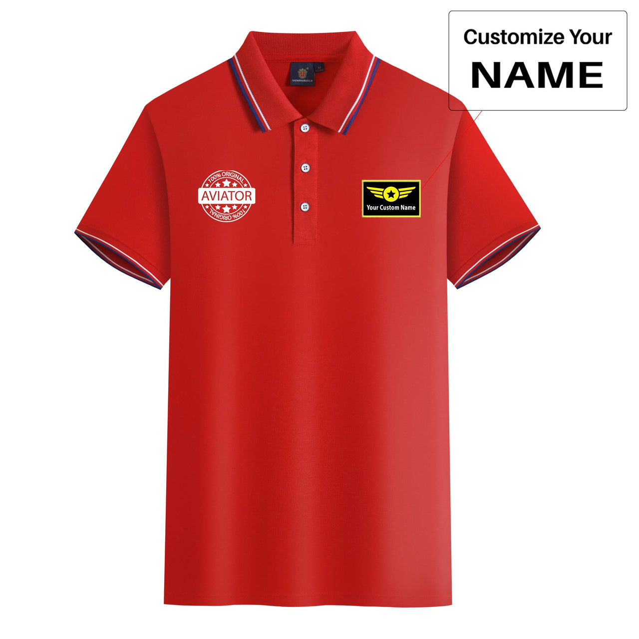 100 Original Aviator Designed Stylish Polo T-Shirts