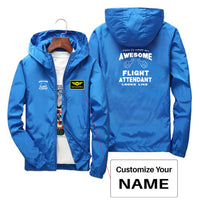 Thumbnail for Flight Attendant Designed Thin Windbreaker Jackets