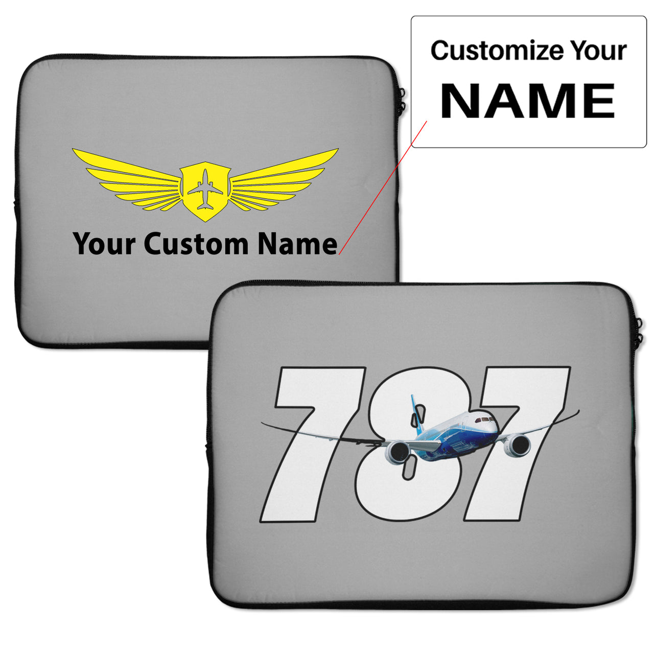 Super Boeing 787 Designed Laptop & Tablet Cases