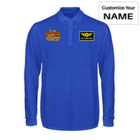 Thumbnail for Retro F-14 TOMCAT Designed Long Sleeve Polo T-Shirts