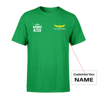 Thumbnail for Airbus A350 & Plane Designed Men T-Shirt