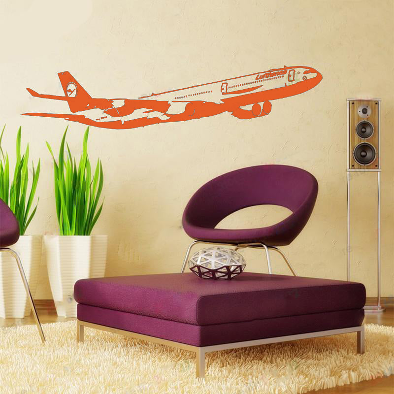 Lufthansa's Airbus A340 Designed Wall Sticker