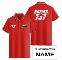 Thumbnail for Amazing Boeing 737 Designed Stylish Polo T-Shirts (Double-Side)
