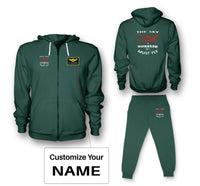 Thumbnail for The Sky is Calling and I Must Fly Designed Zipped Hoodies & Sweatpants Set