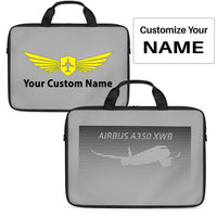 Thumbnail for Airbus A350XWB & Dots Designed Laptop & Tablet Bags
