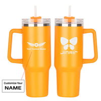 Thumbnail for Jin Air Airlines 40oz Stainless Steel Car Mug With Holder