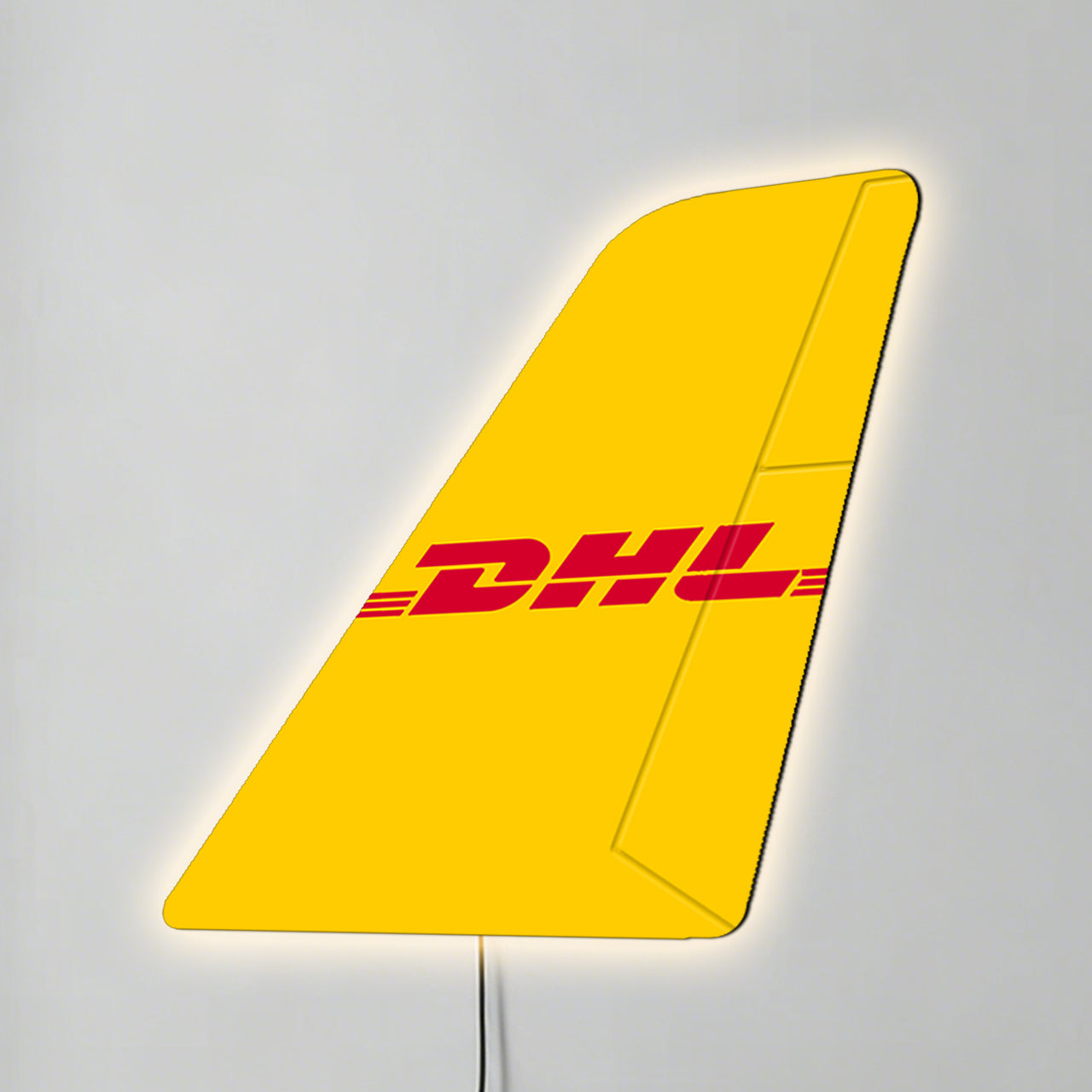 DHL Aviation Designed Metal Wall LED Aircraft Tail