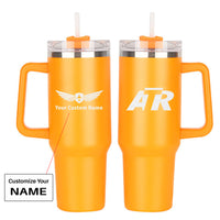 Thumbnail for ATR & Text Designed 40oz Stainless Steel Car Mug With Holder