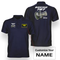 Thumbnail for Boeing 787 & GENX Engine Designed Double Side Polo T-Shirts