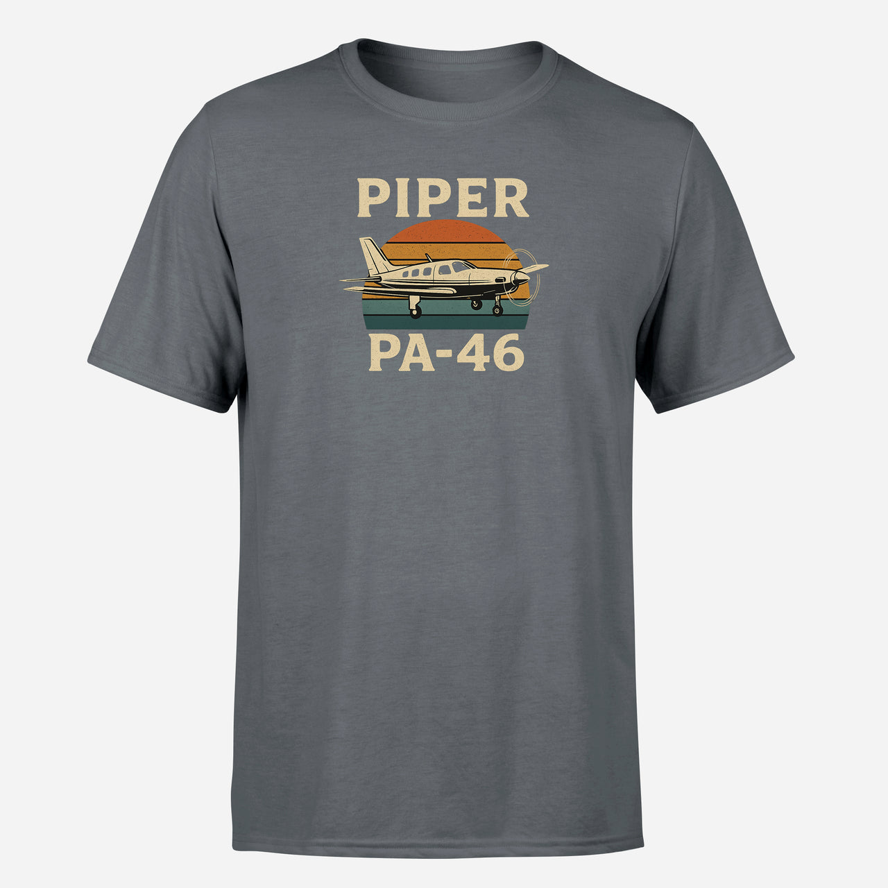 Retro Piper PA-46 Design Super Quality T-Shirts