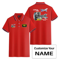 Thumbnail for Airbus A380 & GP7000 Engine Designed Stylish Polo T-Shirts (Double-Side)
