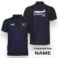 Thumbnail for Airbus A320 Printed Designed Double Side Polo T-Shirts