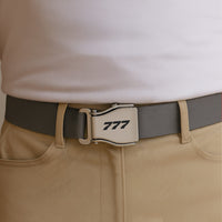 Thumbnail for 777 Flat Text Designed Fashion Airplane Seat Belts