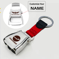 Thumbnail for Finnair Airlines Designed Airplane Seat Belt Key Chains