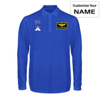 Thumbnail for Every Opportunity Designed Long Sleeve Polo T-Shirts