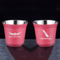 Thumbnail for American Airlines Designed Double Wall Stainless Steel Coffee Mugs