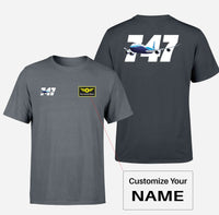 Thumbnail for Super Boeing 747 Designed Double-Side T-Shirts