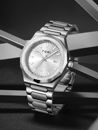 Thumbnail for Relogio Masculino Gift Box: Luxury Business Quartz Watch with High-Quality Rose Gold Case (Simple & Versatile)