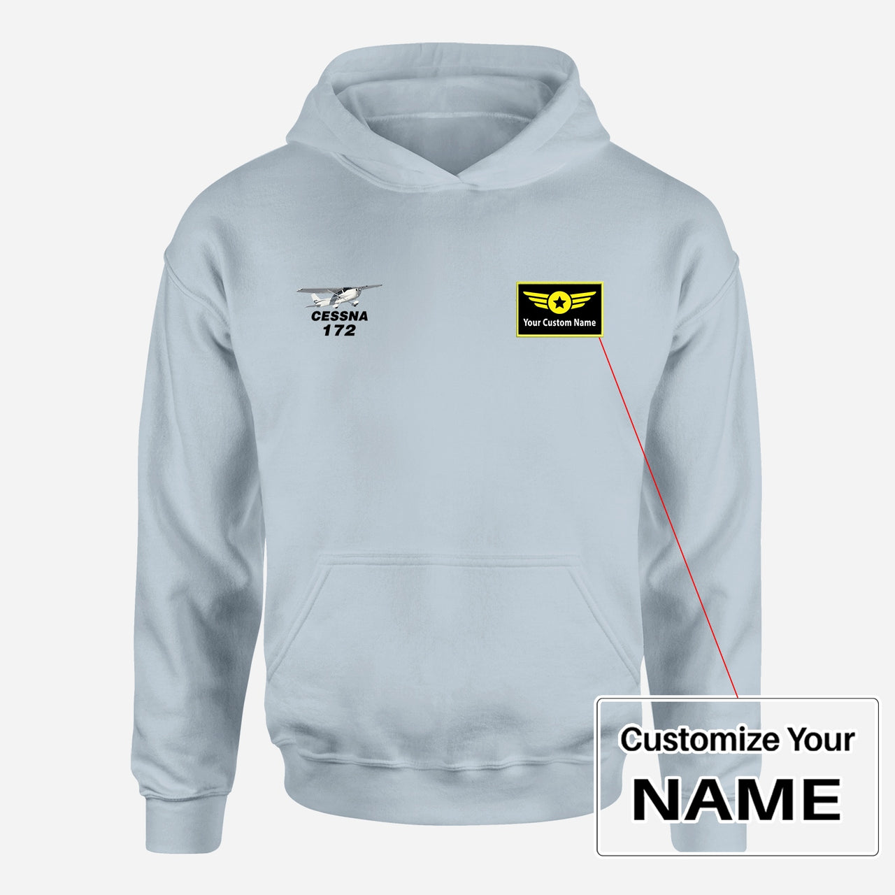 The Cessna 172 Designed Hoodies