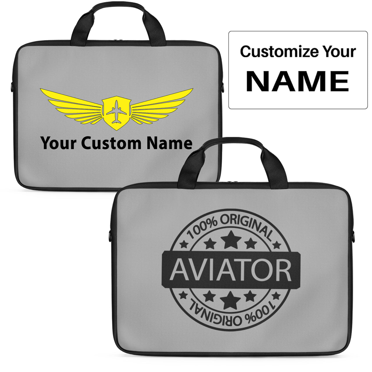 100 Original Aviator Designed Laptop & Tablet Bags