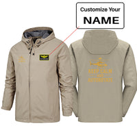 Thumbnail for Keep Calm and Autorotate Designed Rain Jackets & Windbreakers