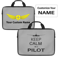 Thumbnail for Pilot (777 Silhouette) Designed Laptop & Tablet Bags
