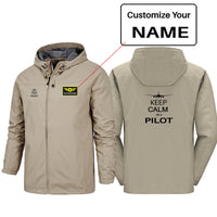 Thumbnail for Pilot (777 Silhouette) Designed Rain Jackets & Windbreakers